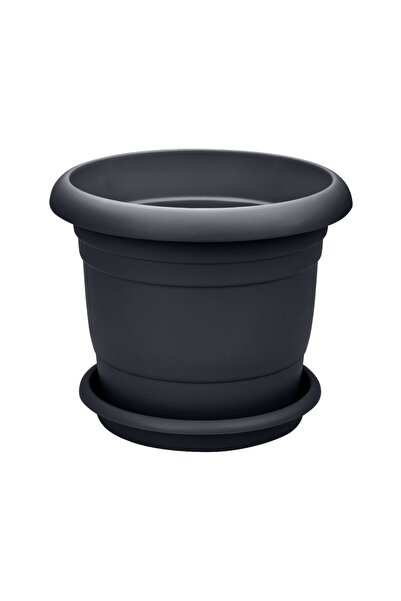 Melkan Home Villa Saksı Siyah Renk 3 Litre