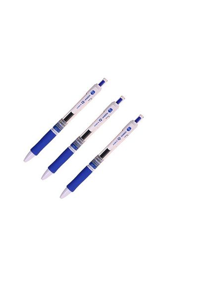 Dong-A Donga Q-knock 0.5 Gel Roller Pen Blue 3 Pieces
