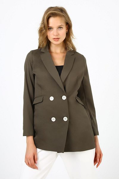 ALEXANDERGARDI Jachetă blazer kaki pentru femei b21-20400