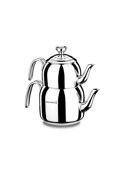 KORKMAZ Droppa Mega A058 Teapot Set - 2.0 Lt / 3.5 Lt