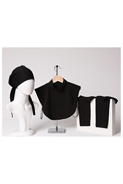 Aydın Bone Kadın Tesettür Bone, Tesettür Boyunluk, Kolluk Seti