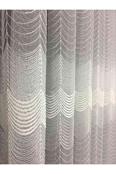Nish Perde 1/3 Sık Pile Lüks Işlemeli Tül Perde