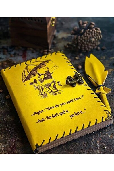 HediyeSec Winidi Pooh Deri Defter