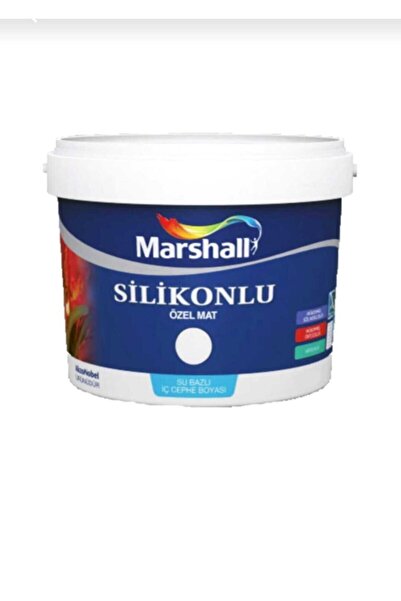 MARSHAL L Özel Mat Ipek Mat Su Bazlı Silikonlu Duvar Boyası 15lt=20kg Deniz K...