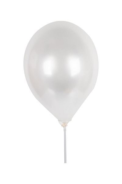 Kına Atölyesi Metallic Shiny Balloon 10 Pieces White