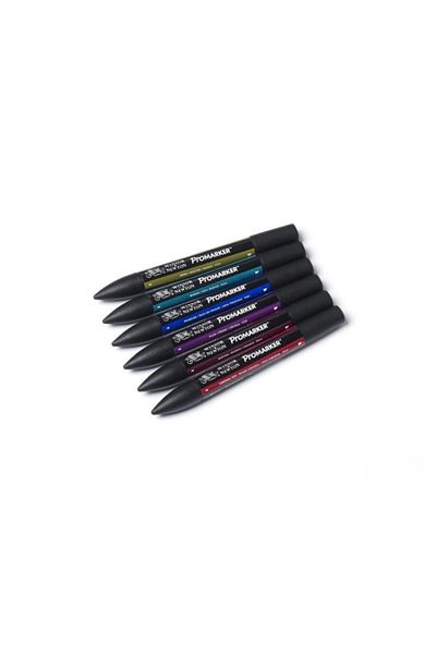 Winsor Newton Winsor & Newton Promarker Set of 6 Rich Tones