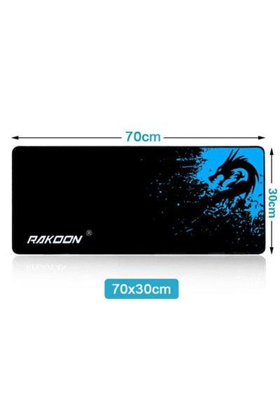 Gamingpadci Геймърска подложка за мишка Rakoon 70x30 см Speed ​​​​с неплъзгаща се основа и шевове
