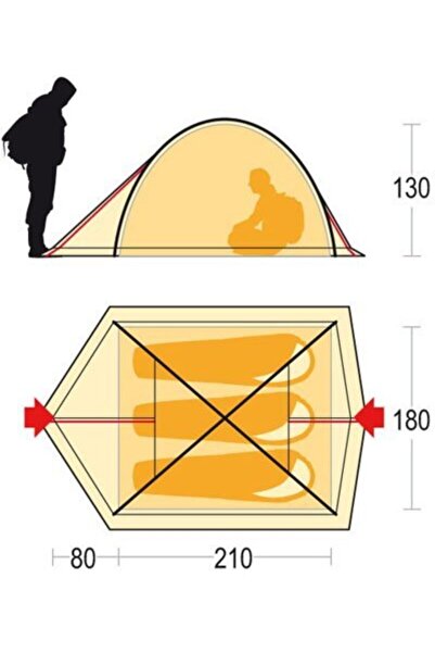 Ferrino Kalahari 3 Çadır