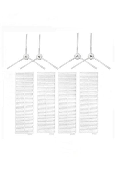 ibrush Mi Robot Vacuum Mop 2in1 Essentials Συμβατό με 4 φίλτρα Hepa και 4 πλαϊνές βούρτσες