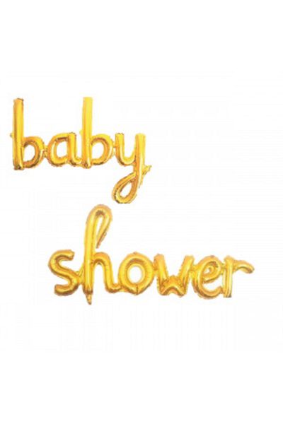 kidspartim Baby Shower Gold Foil Balloon