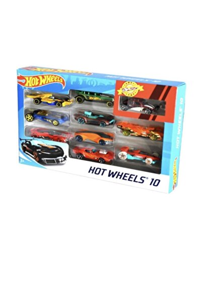 HOT WHEELS Metal 10 Lu Oyuncak Araba Seti