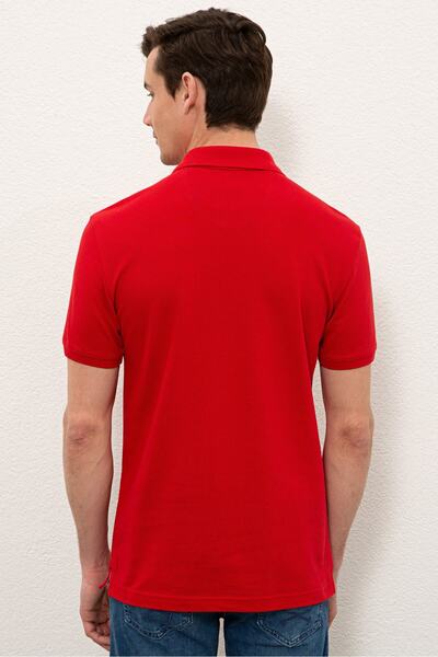 U.S. Polo Assn. Ανδρικό κόκκινο μπλουζάκι