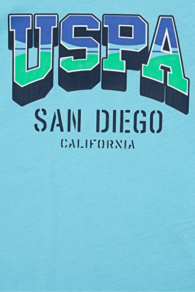 U.S. Polo Assn. Tricou verde pentru băiat