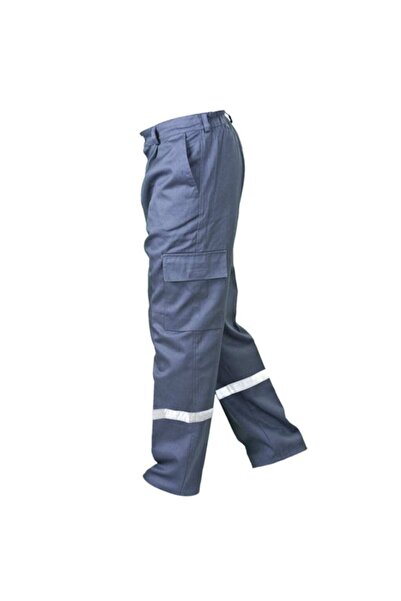 Pantolon 7/7 Fosforlu Gabardin Ağır Şartlar Için Gri Iş Pantolonu