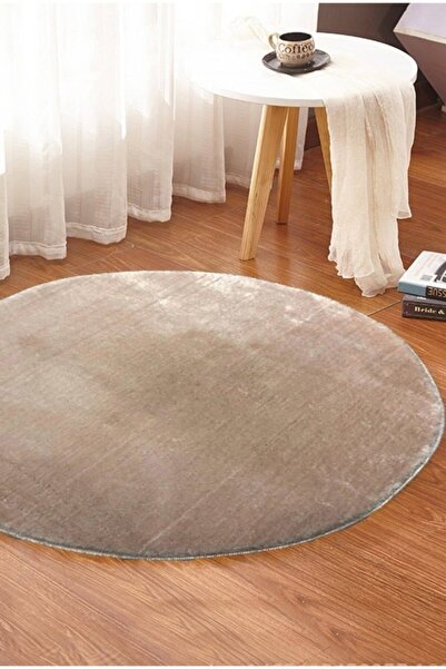 Sarar Eco Halı Yuvarlak Peluş Kaydırmaz