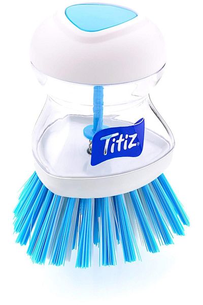 Titiz Plastik Titiz Dish Brush with Detergent Chamber Tp-110