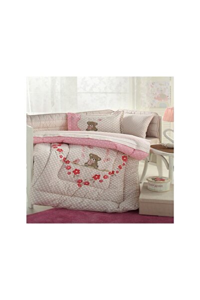 Özdilek طقم نوم بيبي مطرز على شكل قلب الدب