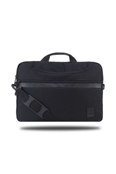Classone Workstation Bnd600 15.6 بوصة قماش مقاوم للماء، دفتر، حقيبة كمبيوتر محمول - أسود