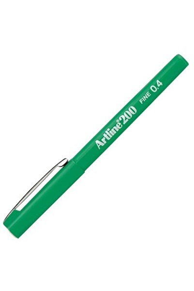 artline Artline Fineliner 200 0.4 Green Ek-200/12 Y