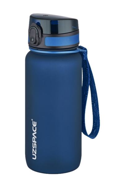 Uzspace Tritan 650 ml Water Bottle Navy Blue (3037)