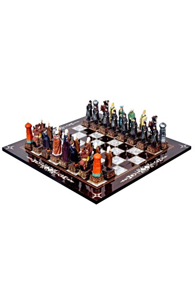 Genel Markalar Büyük Boy Osmanlı1 - Osmanlı2 Satranç Takımı (kanuni Sultan Süleyman Vs Fatih Sultan Mehmet)