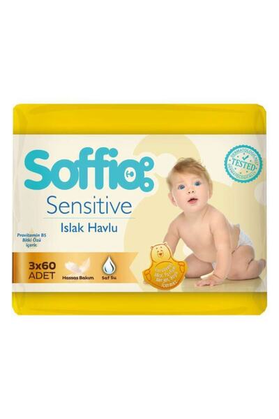 Soffio Bebek Islak Mendil 3×60
