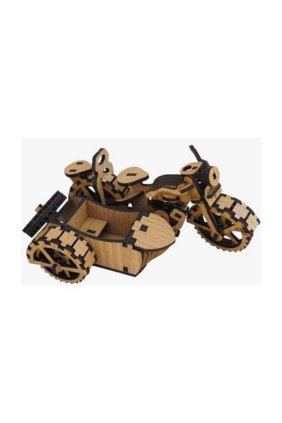 Pershang 2019117 Taxi Engine 3d Puzzle 84 Pcs
