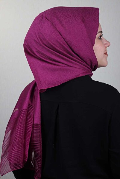 Berussa Kendinden Desenli Simli Abiye Şal - Desen-01 - Renk-18