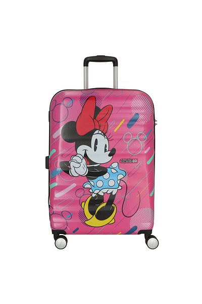 American Tourister حقيبة سفر ديزني ويف بريكر هارد سبينر متوسطة الحجم 67 سم ميني فيوتشر بوب