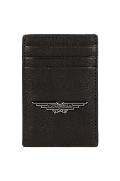 Police PT150-08536 Kreditkartenetui Leder 7 cm mit Geldscheinklammer
