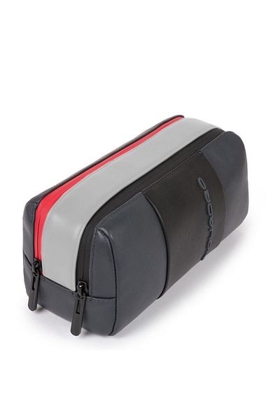 PIQUADRO Urban Kulturbeutel Leder 23 cm