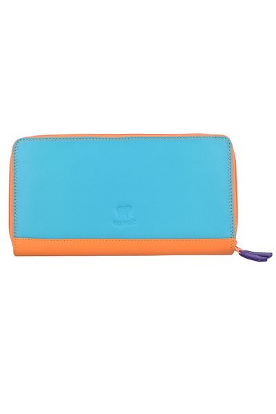 Mywalit Mittlere dreifach gefaltete Geldbörse I Leder 14 cm