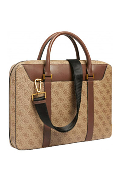 Guess BEIGE-BROWN Omuz Çantası for Unisex