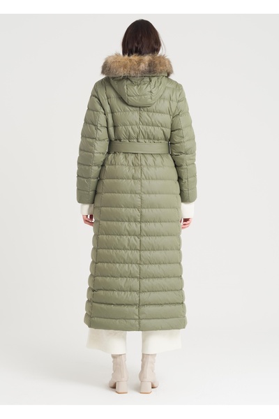 Armağan Kapşonlu Kaz Tüylü Şişme Mont