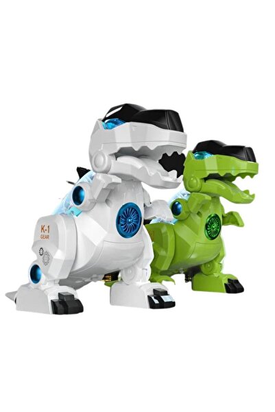 OyuncakZade Müzikli ve Işıklı Robot Oyuncak Dinazor Sağa Sola Hareket Edebilir