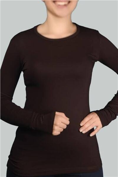 GNSGİYİM Боди с дълъг ръкав и кръгло деколте