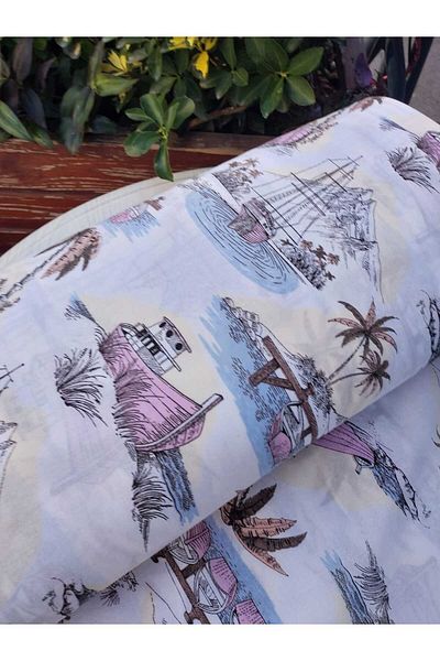 TEKSTİLCİ Meter Fabric, Duvet Cover Fabric 240 Width Ranforce Fabric 57 Wire