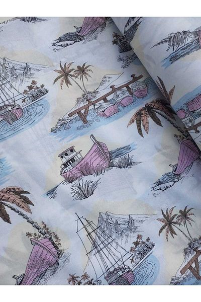 TEKSTİLCİ Meter Fabric, Duvet Cover Fabric 240 Width Ranforce Fabric 57 Wire
