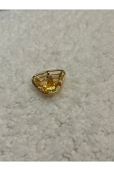 ODDA Custom design Italian model gold plated button