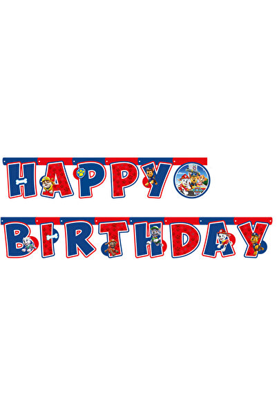 BalonEvi Paw Patrol Happy Birthday Banner