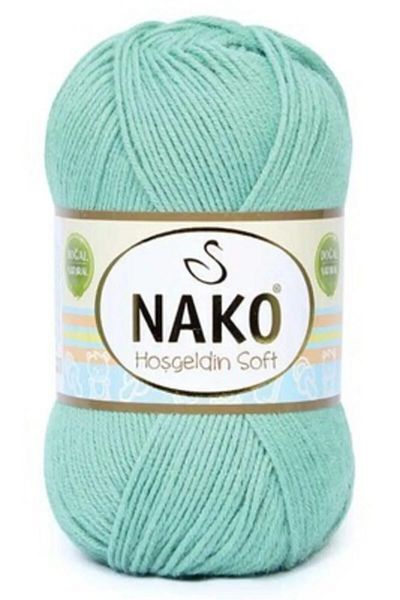 NAKO Welcome Soft Knitting Yarn 5 PCS 10600 AZUR