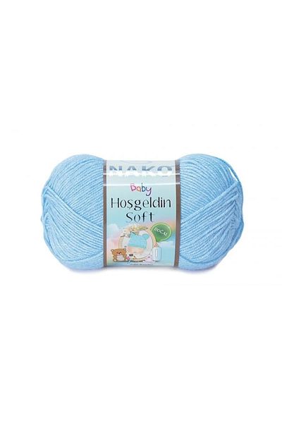 NAKO Welcome Soft Knitting Thread 5 PIECES 214 UFUK BLUE