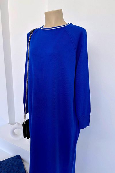 Ka Hijab Φόρεμα Raglan Mercerized - Saks Blue