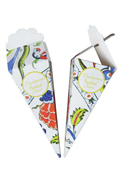 PARTİSERÜVENİ KÜLAH KARTON KUTU DUALARINIZ KABUL OLSUN YAZILI PK 25 Lİ