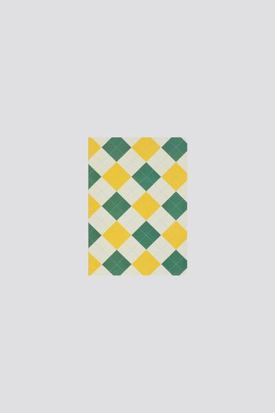 gentry Diamond Patterned Striped A5 Size Notebook Set (Advantage Pack of 3)| Design Notebook| 88 Sheets