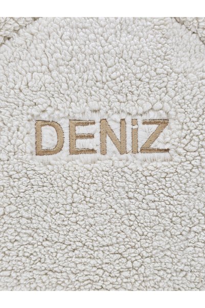 Tosbiş [ Istediğiniz Ismi Yazıyoruz ] Teddy Krem 0-8 Yaş Çocuk Sırt Çantası, Anaokulu-kreş Sırt Çantası