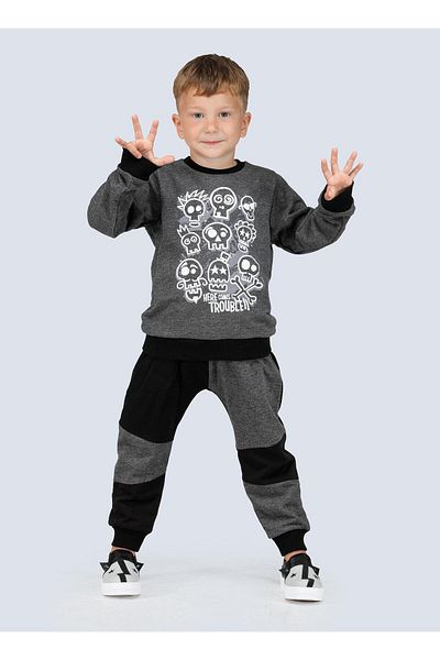 LupiaKids Here Come Boy's Tracksuit Bottom Top Set Lp-22win-085