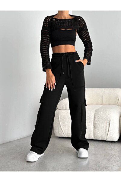 CHİC FASHION Trening de iarnă cu buzunare și lână în interior