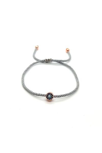 Pag accessories Macrame Twisted Rope Evil Eye Zircon Bracelet