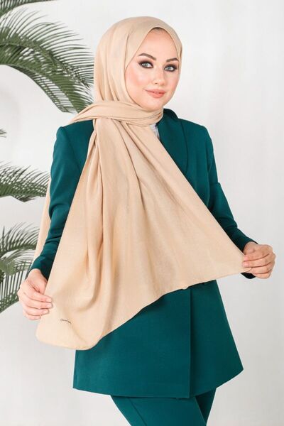 HAREM SCARF Koyu Bej Harem Scarf İncila Şal